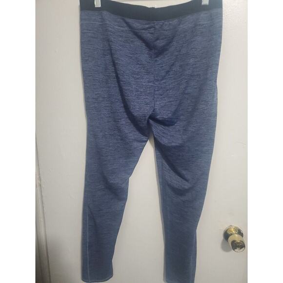 Climate Right, Cuddle Duds Leggings, Large, Blue/Black - Picture 2 of 3